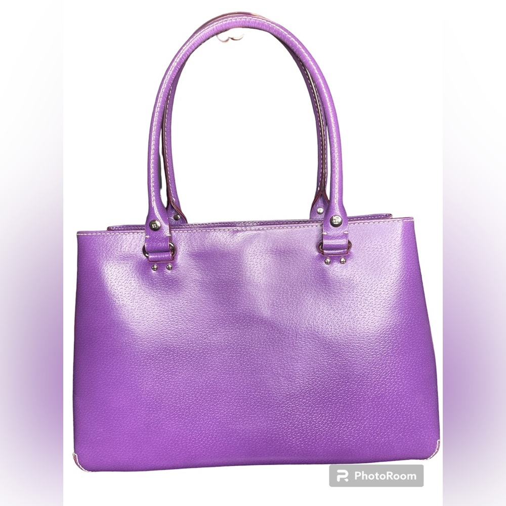 Kate Spade Purple Leather Tote
